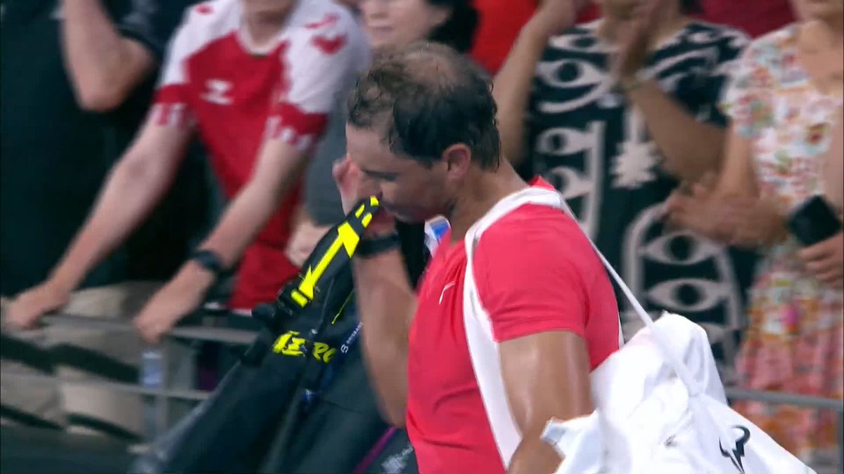 Incredible to see you back on the tennis court, Rafa Nadal 👏 #BrisbaneTennis