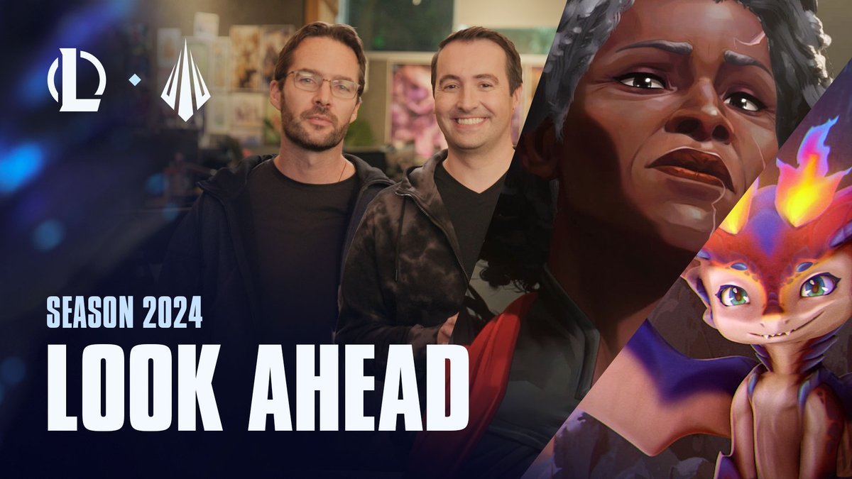 Welcome to Season 2024! We've got: ⚔️Ranked Improvements 👶🐉Smolder 🦵🐉Shyvana VGU 👀Arcane Season 2 preview 💎Updated champ mastery 🗺️Arena improvements 🤔A new mode 🤖New anti cheat 🐅New skins ⌨️Esports news ❄️And more!