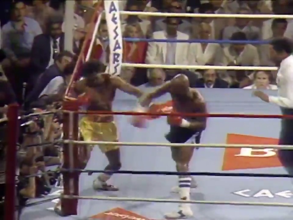 Marvelous Marvin Hagler vs. Thomas “Hitman” Hearns, Round 1. If you’ve seen it, I don’t need to say more. If you haven’t, the next three minutes may change your goddamn life.