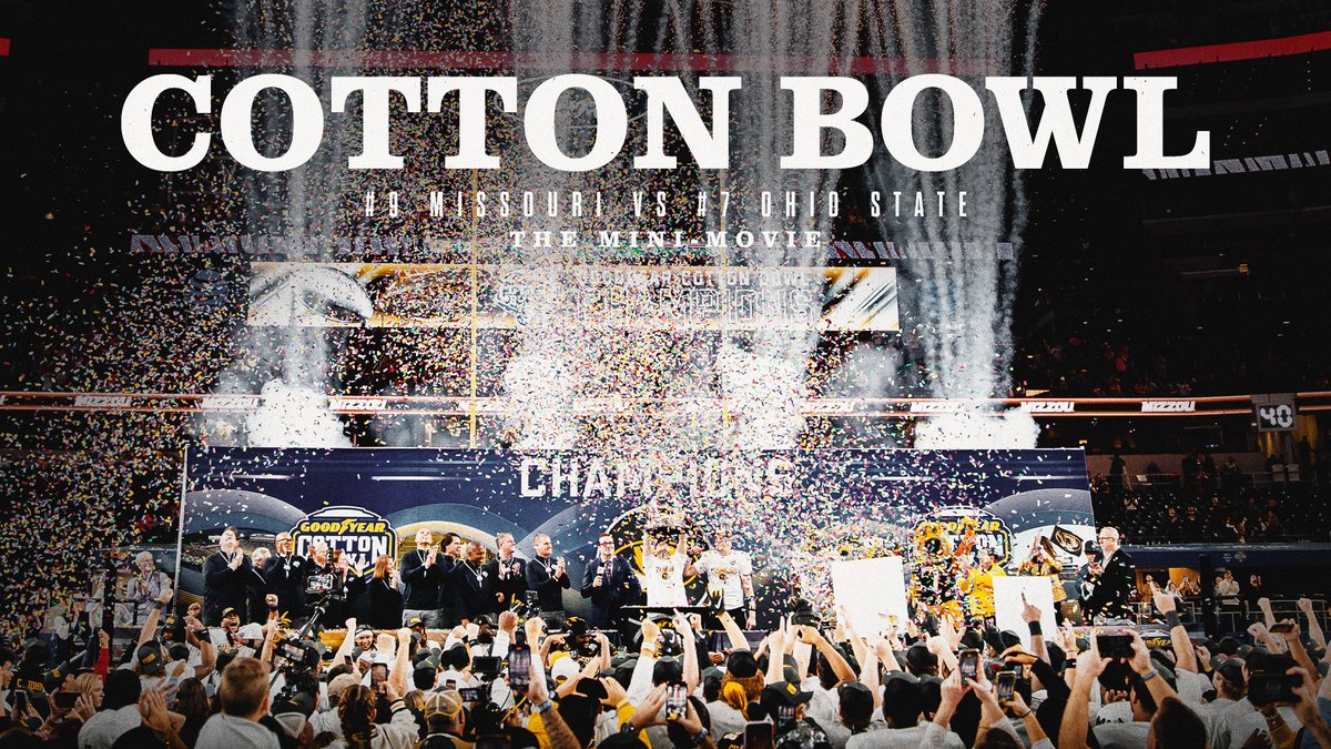 𝐂𝐨𝐭𝐭𝐨𝐧 𝐁𝐨𝐰𝐥 𝐌𝐢𝐧𝐢 𝐌𝐨𝐯𝐢𝐞 It's Show Time. #MIZ🐯🏈