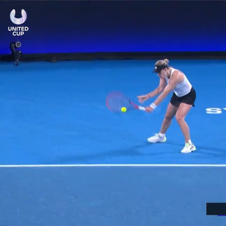 POINT OF THE TOURNAMENT 🤯🤯🤯 Take a bow, Angelique Kerber!!! #UnitedCup