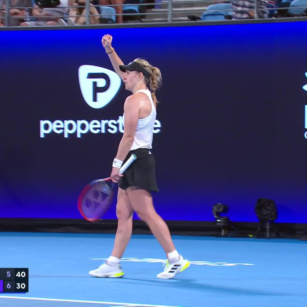 Angie is sooo BACK! 💃 Angelique Kerber | #UnitedCup