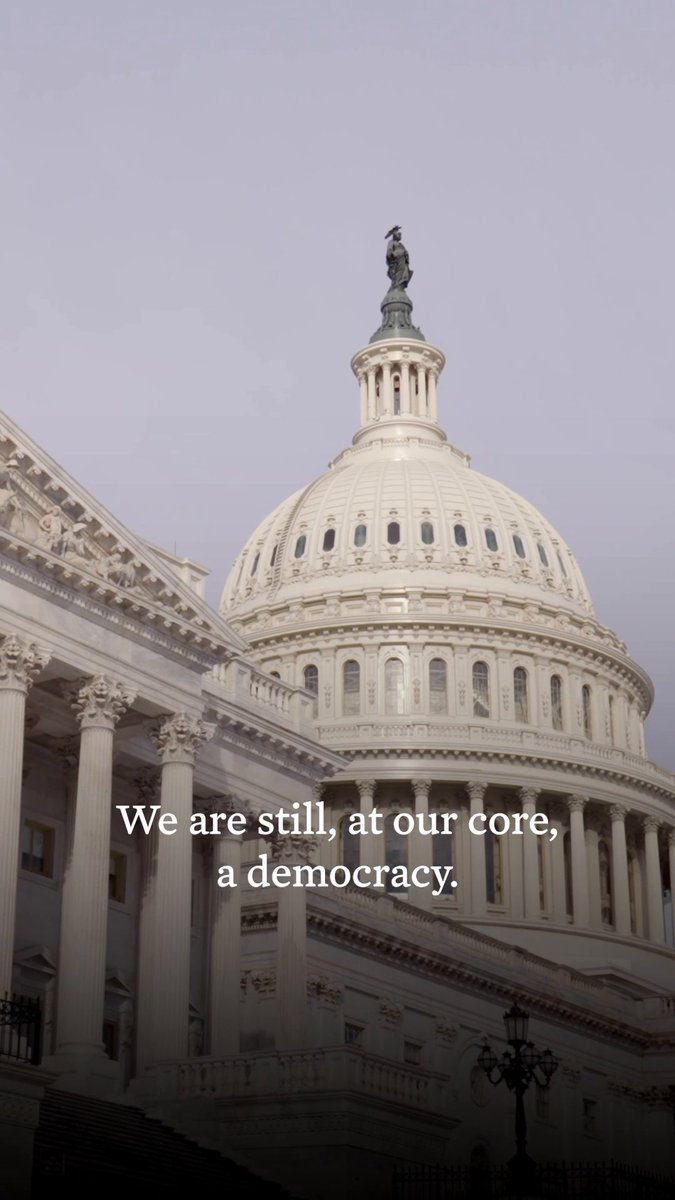 For a long time, we’ve told ourselves that American democracy is guaranteed, but it’s not. Each and every one of us has to defend it, protect it, and stand up for it.