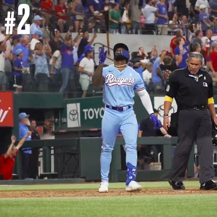 The Great Bombino! 💪 Adolis' best home run reactions of '23.