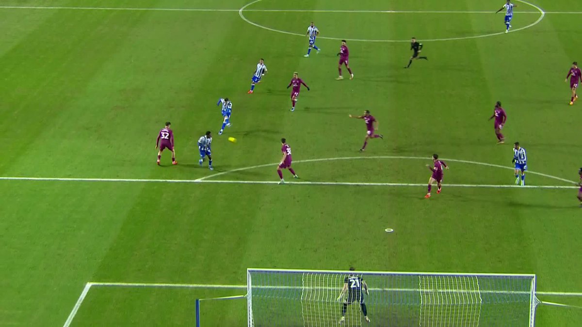 Josh Windass only scores bangers. Sheffield Wednesday #EmiratesFACup