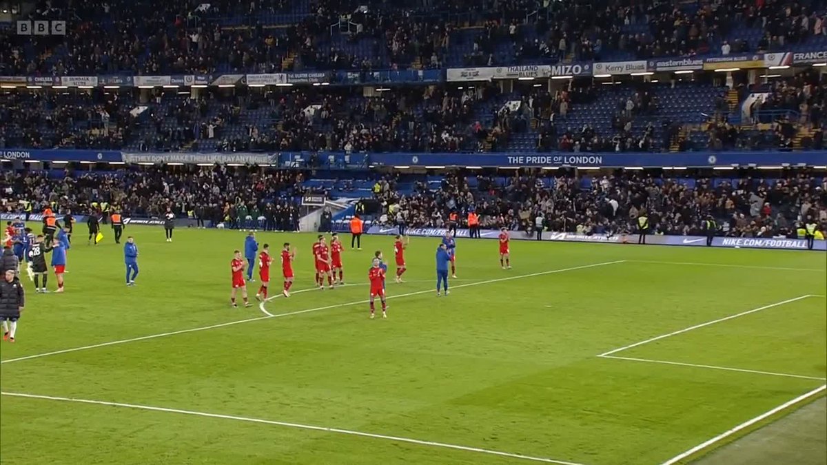 "You'd have thought Preston had won the Champions League!" Love this from the Preston travelling fans 👏 #CHEPNE #FACup