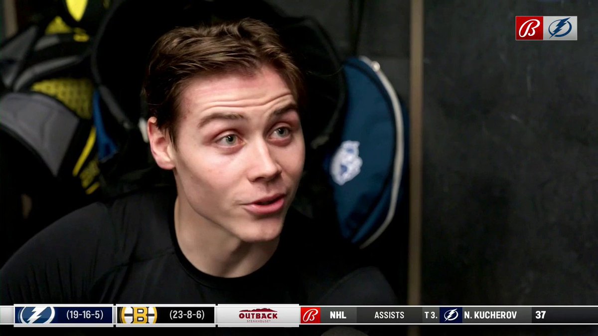 Emil Lilleberg and Jack Thompson talk about getting called up the Bolts and making their NHL debuts tonight! #GoBolts