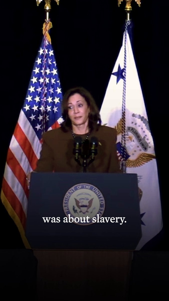 The Civil War was about slavery.