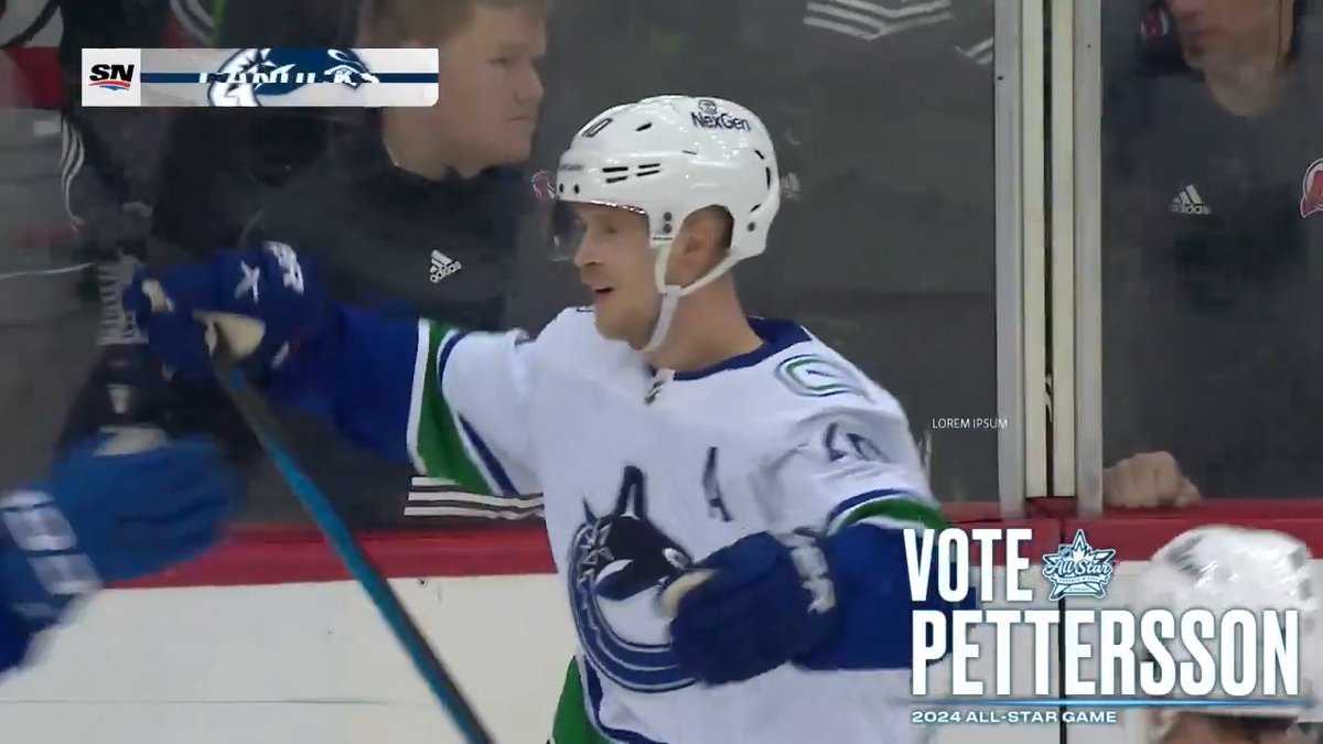 Get this guy in the All-Star game❗️ #NHLAllStarVote Elias Pettersson
