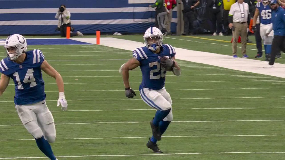 JONATHAN TAYLOR WAS GONE 💨 COLTS TIE IT UP AT 14 👏 #HOUvsIND
