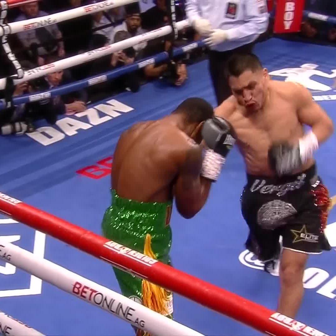 It didn't take Vergil Ortiz Jr. long to secure another stoppage 💥 #OrtizLawson