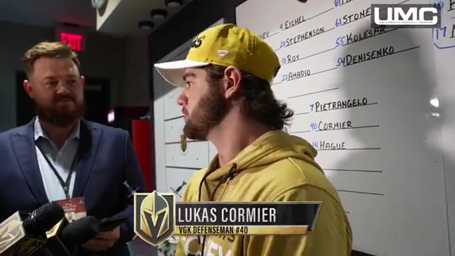 🎥 Cormier on his NHL debut: It was everything I expected and more.