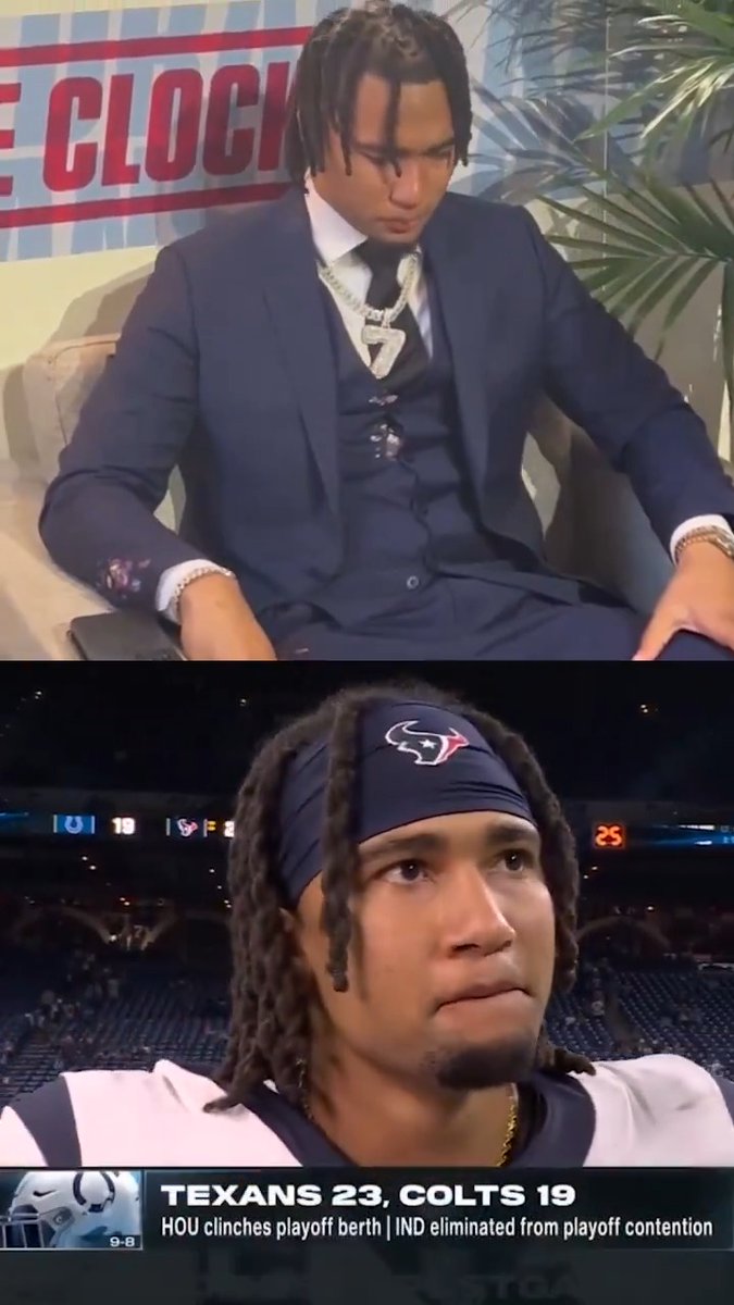 From the No. 2 overall pick to a playoff berth. What a year for CJ Stroud. ❤️💙 (via ESPN)