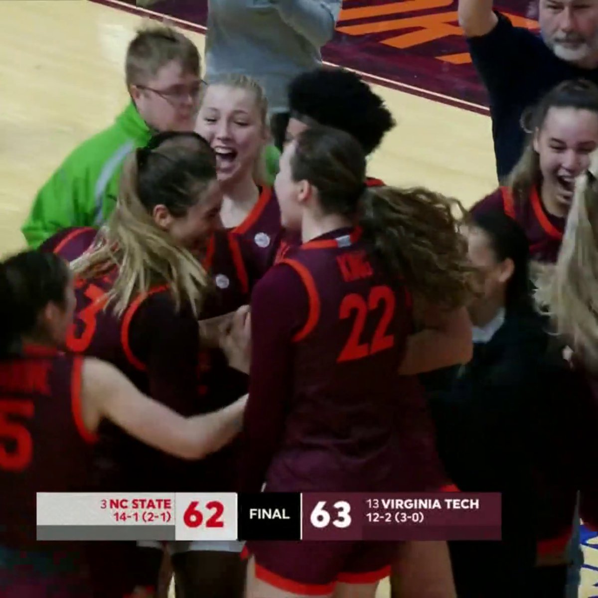 ELIZABETH KITLEY HITS THE GAME WINNER 🚨 Virginia Tech Women's Basketball
