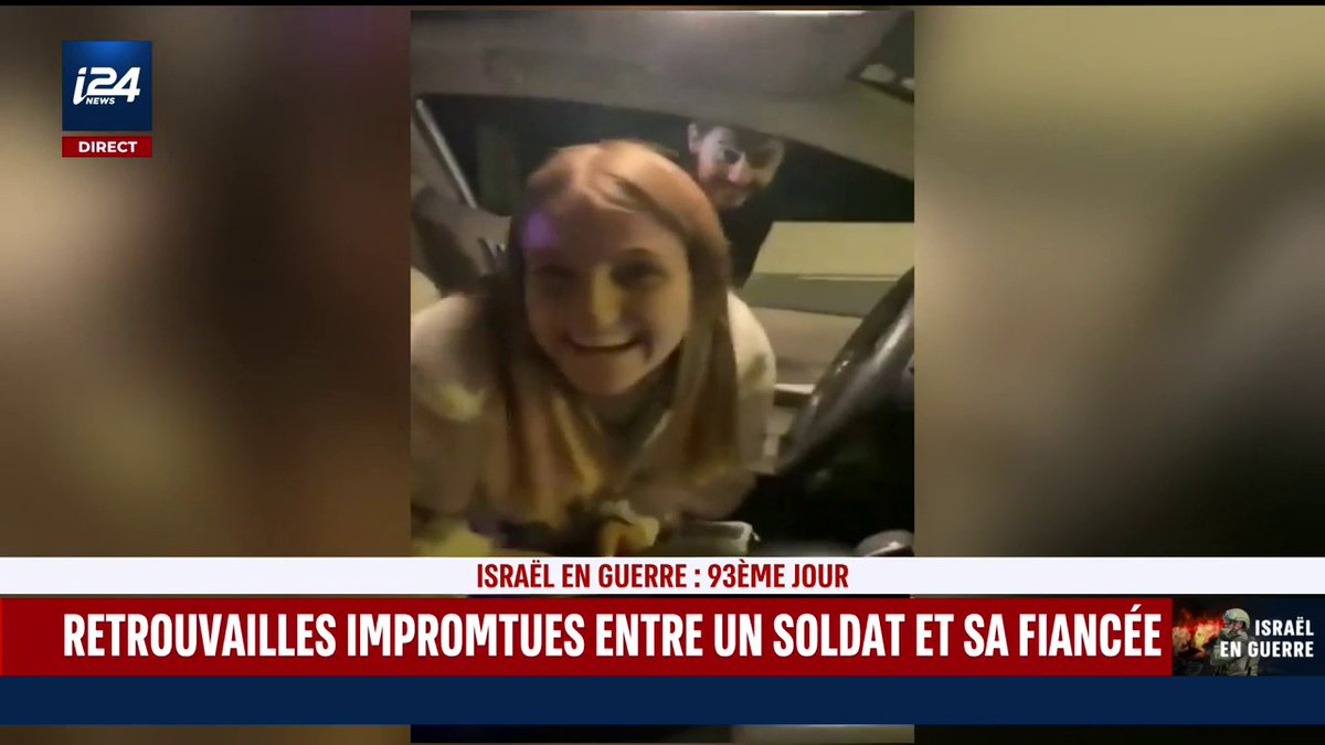 Un contrôle de police routier se transforme en retrouvailles entre un soldat parti au front depuis trois mois et sa fiancée