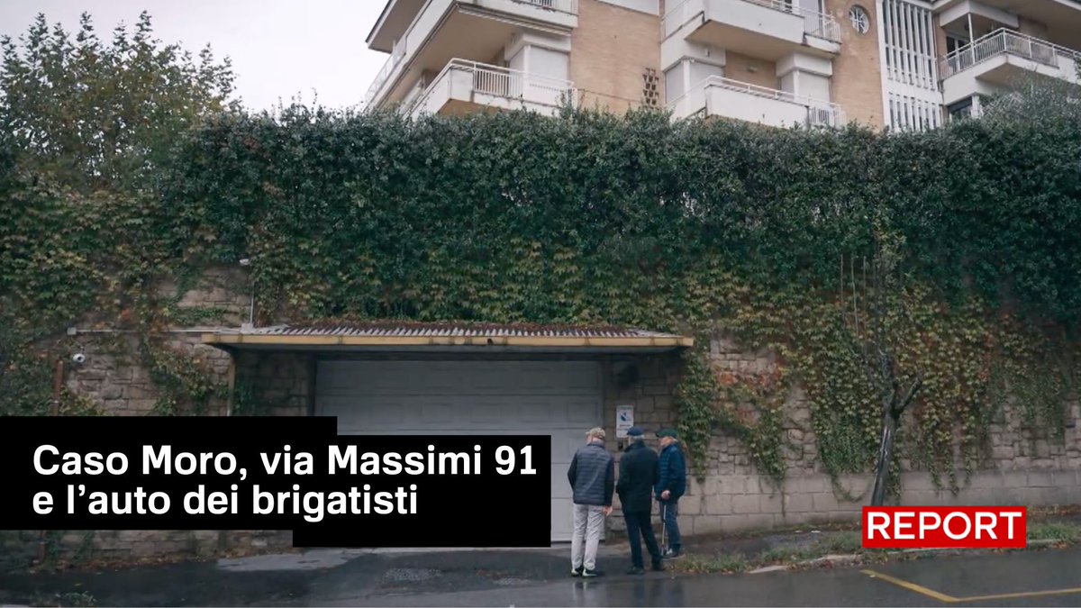 Dal garage di via Massimi 91 è uscita la 128 blu delle Br in via Calvo dopo il rapimento di Moro. È quello che scopre Donadio, magistrato consulente della II Commissione parlamentare sul caso Moro: lo racconta per la prima volta a #Report. Ora su #Rai3👇