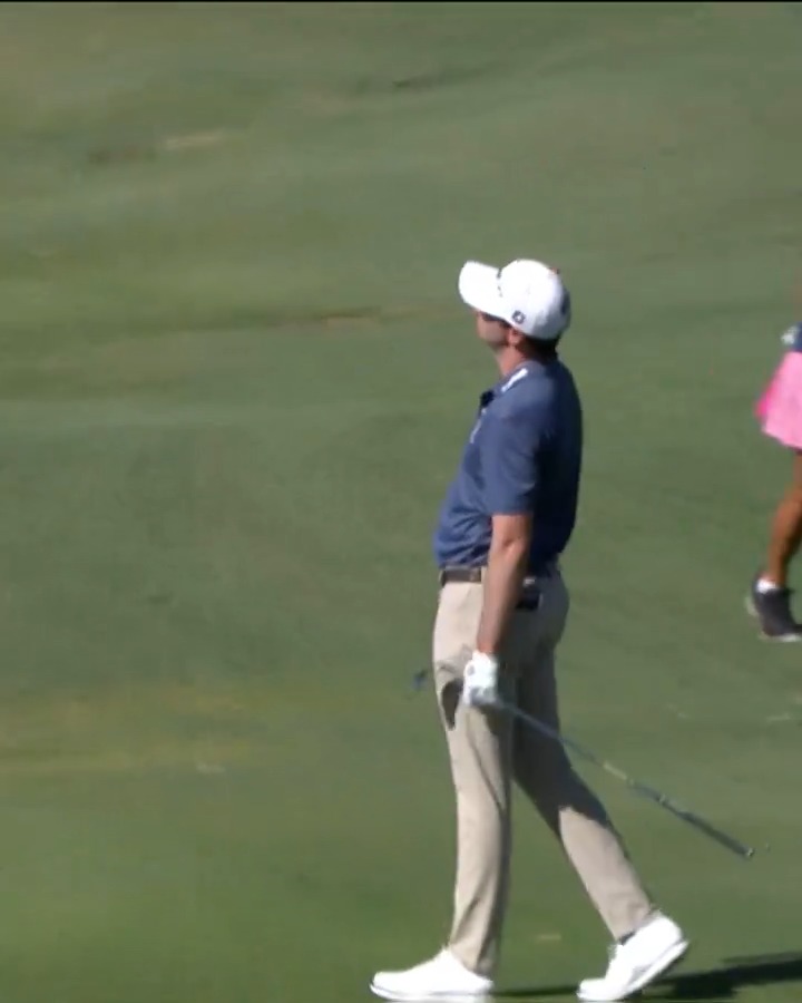 What?! J.T. Postonโs ball hops in the hole and right back out The Sentry ๐ณ