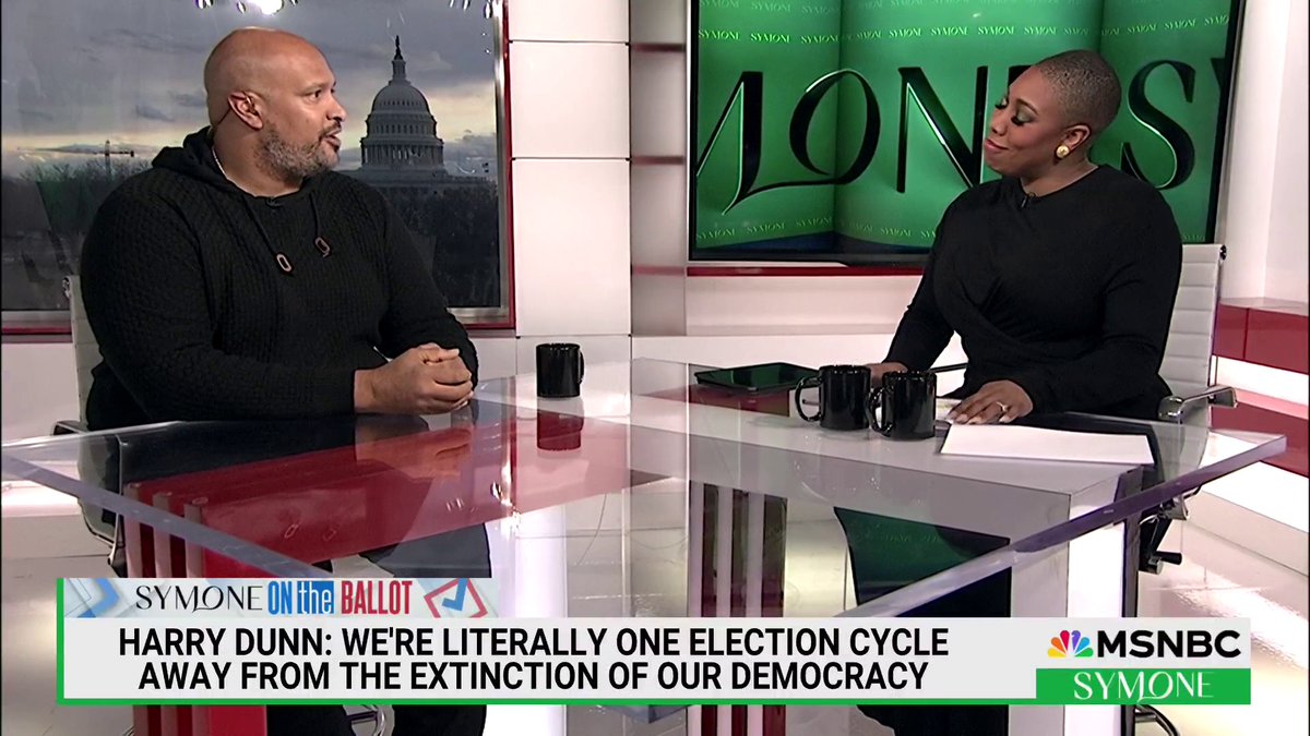 Former Capitol police officer Harry Dunn announced that he's running for Congress in Maryland, just one day before the third anniversary of January 6th. He tells Symone D. Sanders Townsend why he is “the right person for the job.”