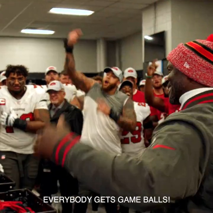 "We won the division for the third straight time... Everybody gets game balls!" 🏈🏈🏈