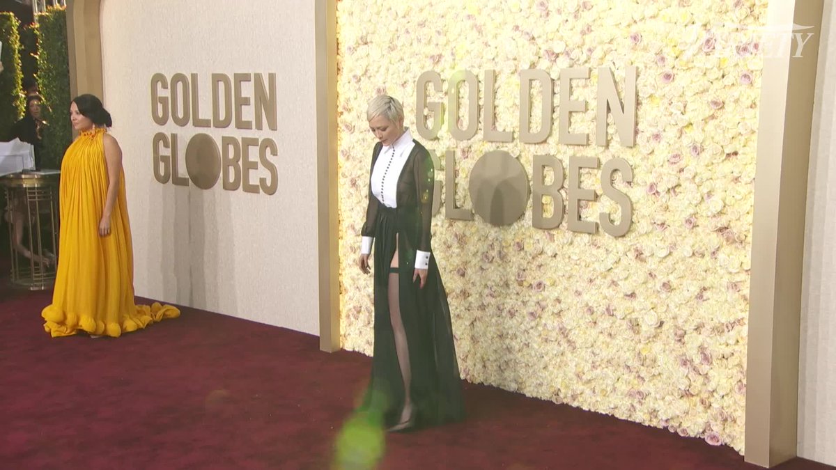 Pom Klementieff at the #GoldenGlobes.