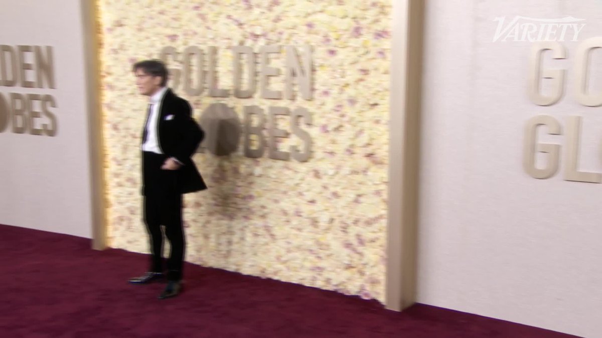 Cillian Murphy at the #GoldenGlobes.