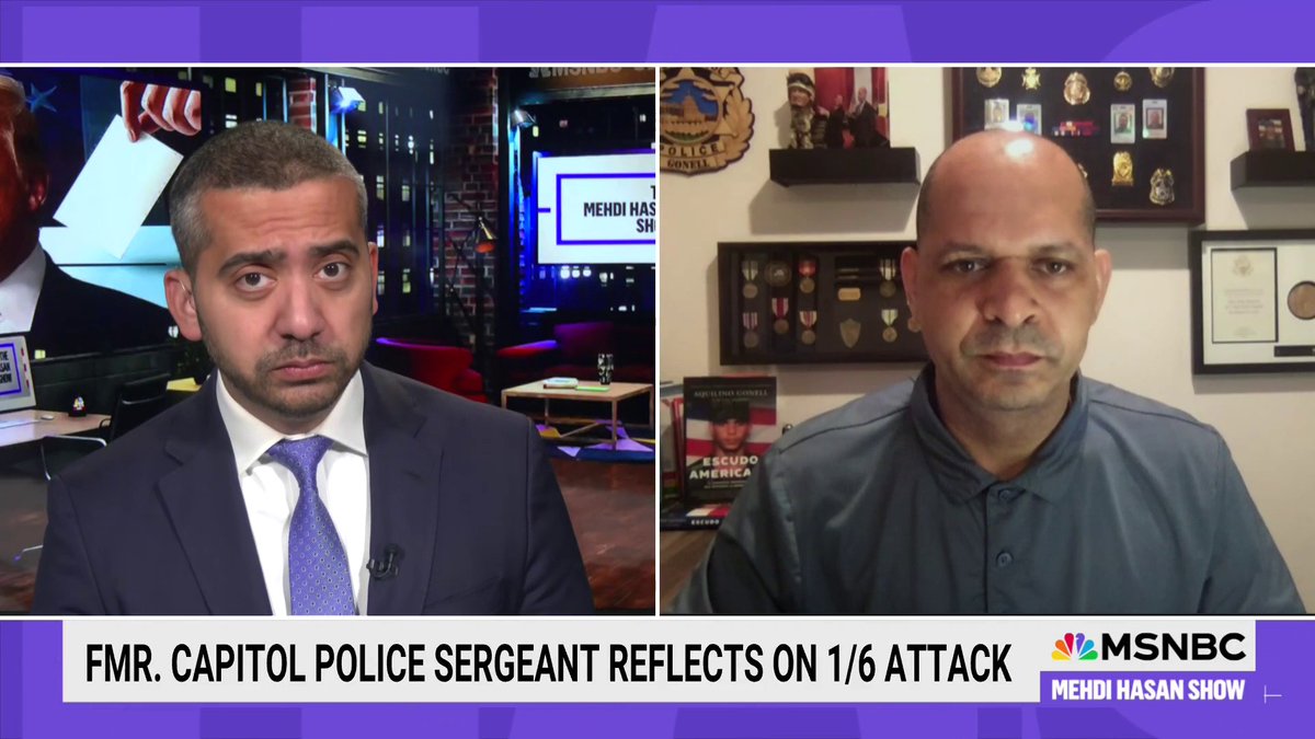 What does the Former United States Capitol Police Sergeant think of Republicans calling Capitol rioters "hostages?" Sgt. Aquilino Gonell says: "It's a betrayal of the sacrifices we did on January 6th and every effort that we did on January 6th to prevent them from getting hurt."