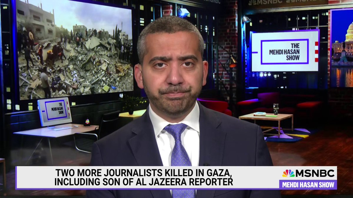 "Without those brave Palestinian journalists on the ground, there will be no one to tell the rest of the world about the ongoing, horrific impact of this war on the innocent people of Gaza." My MSNBC commentary on Gaza and the killing of journalists:
