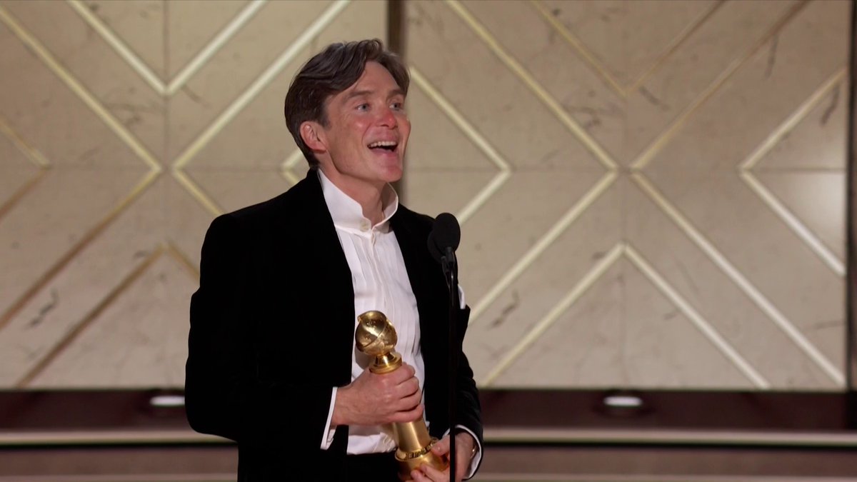 « La première fois que je suis arrivé sur un plateau de Christopher Nolan, j’ai su que c’était différent » Bravo à Cillian Murphy 🔥 #GoldenGlobes