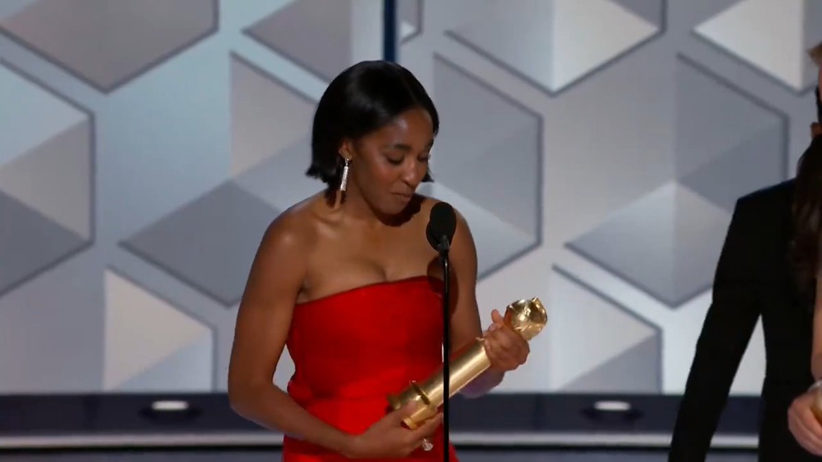 Thrilled to see Ayo Edebiri WIN for Best Television Female Actor – Musical/Comedy Series for The Bear! #GoldenGlobes