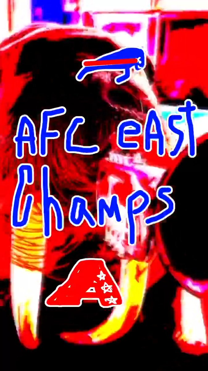AFC East champs. #GoBills | #BillsMafia