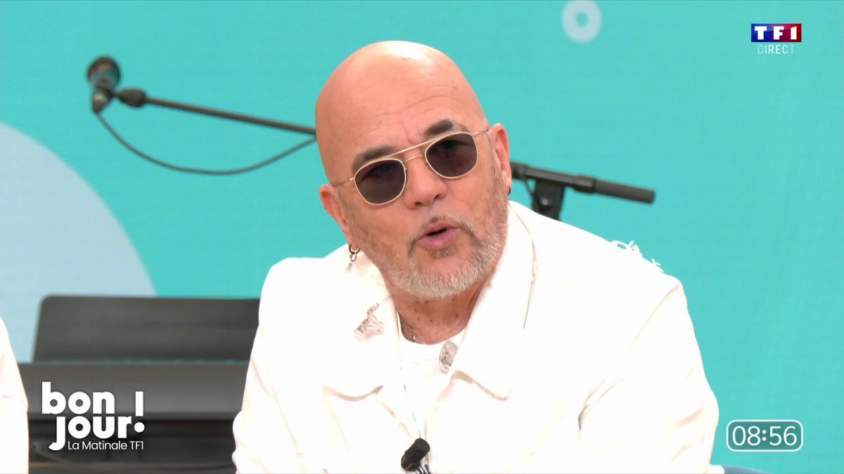 🎤 pascal obispo annonce en exclusivité dans #BonjourLaMatinaleTF1 une tournée acoustique à partir d'octobre 2024