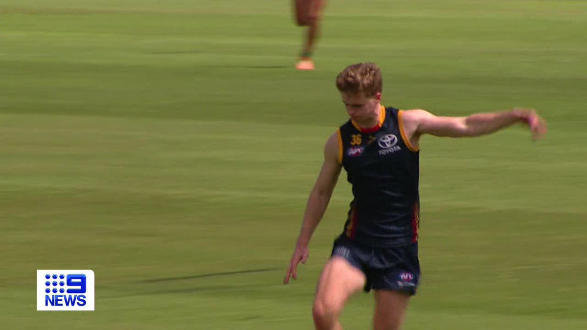 The Crows have resumed their pre-season campaign, and with it, welcomed a new team member. Irishman Karl Gallagher has forced his way onto the list following an impressive trial but admits he's got lot learn about our code. Emma Henderson #9News