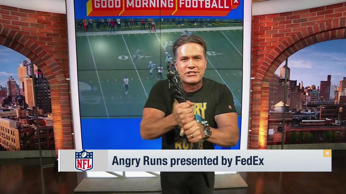 Sure, it's only Monday but... GET OVER HERE 👊💢 Your Week 18 Angry Runs nominees: 😡 Chigoziem Okonkwo Tennessee Titans 😡 Elijah Mitchell San Francisco 49ers 😡 Nico Collins Houston Texans Kyle Brandt, take it away...