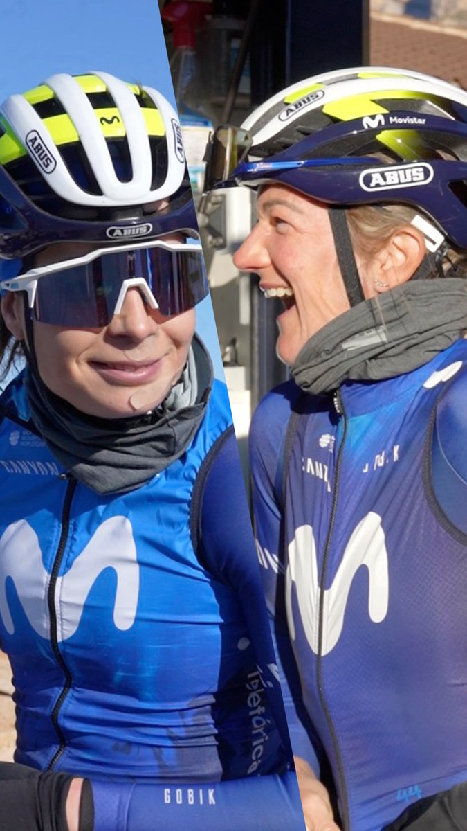 💪🏼🚴♀️Ⓜ️ Our women's #MovistarTeam2024 camp is 🔛 🏡🌴 We stay in the Alicante sun (Jávea) until Jan 18th to get everything ready for our seventh season in pro cycling. Let's to this ✌🏼 📹💻 Dani Sánchez #RodamosJuntos