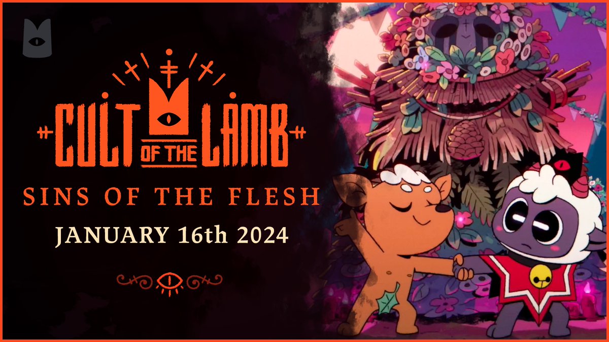 Sins of the Flesh, the next free update for cute cult sim Cult of the Lamb, offers loyal Followers a slew of worldly pleasures on January 16! Praise the Lamb.