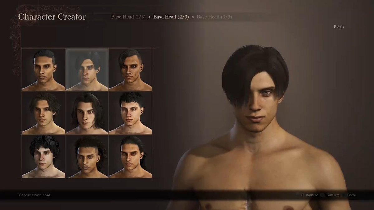 The character creator in Dragon's Dogma 2 lets you freely create your Arisen and Main Pawn in high detail. Alternatively, you can create your ideal character in a more intuitive way by simply selecting multiple images in order. #DD2 #DragonsDogma2
