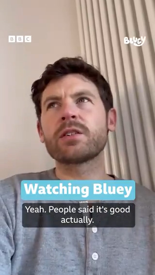 Can you relate? 😂 Watch #Bluey Series 3 on BBC iPlayer 💙 🎥: George Lewis Official Bluey TV
