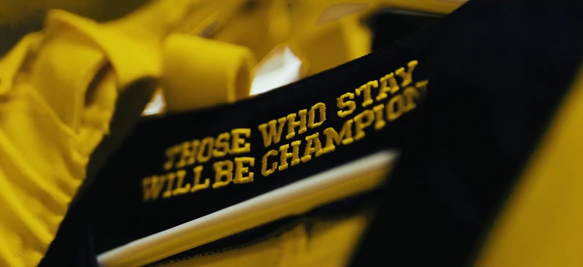 Nowhere else in the world we’d rather be than right here, right now, with this team. #GoBlue