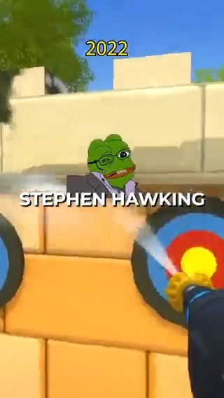 Nogla predicted the Stephen Hawking meme in 2022...
