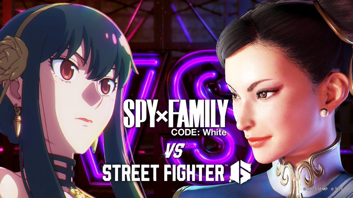 Yor vs. Chun-Li. FIGHT! The collaboration with SPY x FAMILY CODE: White will begin soon! 👉