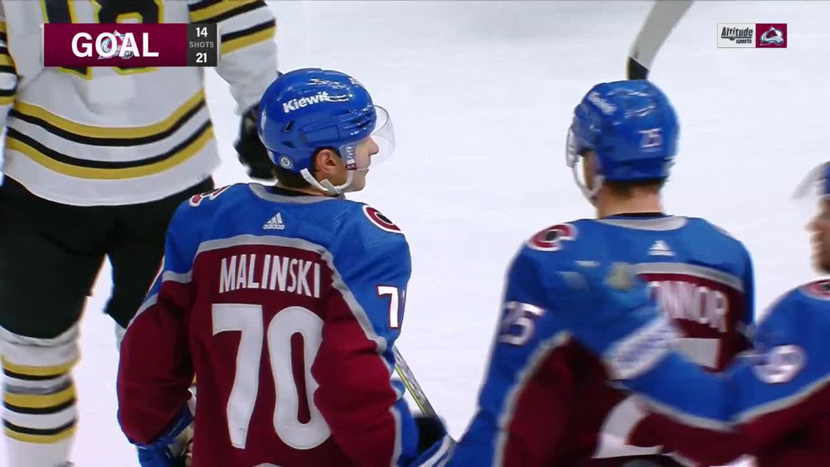 Gets called up this morning. Scores a goal this evening. #GoAvsGo