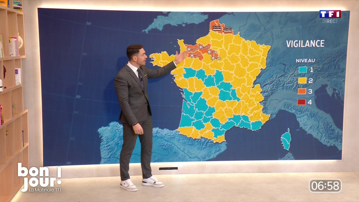 ❄️ Même Ange Noiret n'avait pas prévu cette intensité de neige ! Des températures souvent négatives attendues aujourd'hui sur l'ensemble de la France Votre météo c'est dans #BonjourLaMatinaleTF1