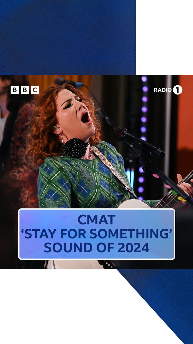 what a voice 🤯 hear cmat's 'sound of 2024' performance from 8pm on BBC Sounds 🫶