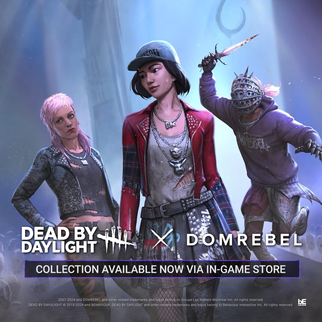 Hook couture. The DOMREBEL Collection features stylish new Outfits for Nea Karlsson, Elodie Rakoto, Vittorio Toscano, Feng Min, The Legion, and The Trickster.