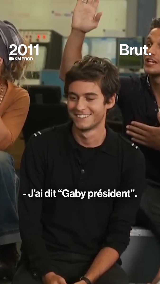 "Gaby, président !" Il n'était qu'étudiant, mais dans cette émission de télé, certains voyaient déjà Gabriel Attal aller loin en politique 👀