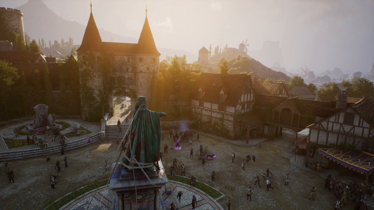 Experience the free-to-play MMORPG, THRONE AND LIBERTY, enhanced with NVIDIA DLSS 3 for up to 2.6X faster performance at 4K. Coming soon with #RTXOn. Learn more 👉