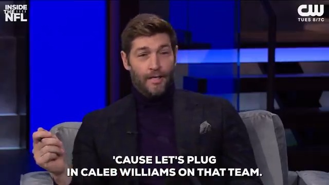 "Trade down and get some more guys to help Justin." Jay Cutler thinks it would be a mistake for the Bears to move on from Justin Fields 🤔