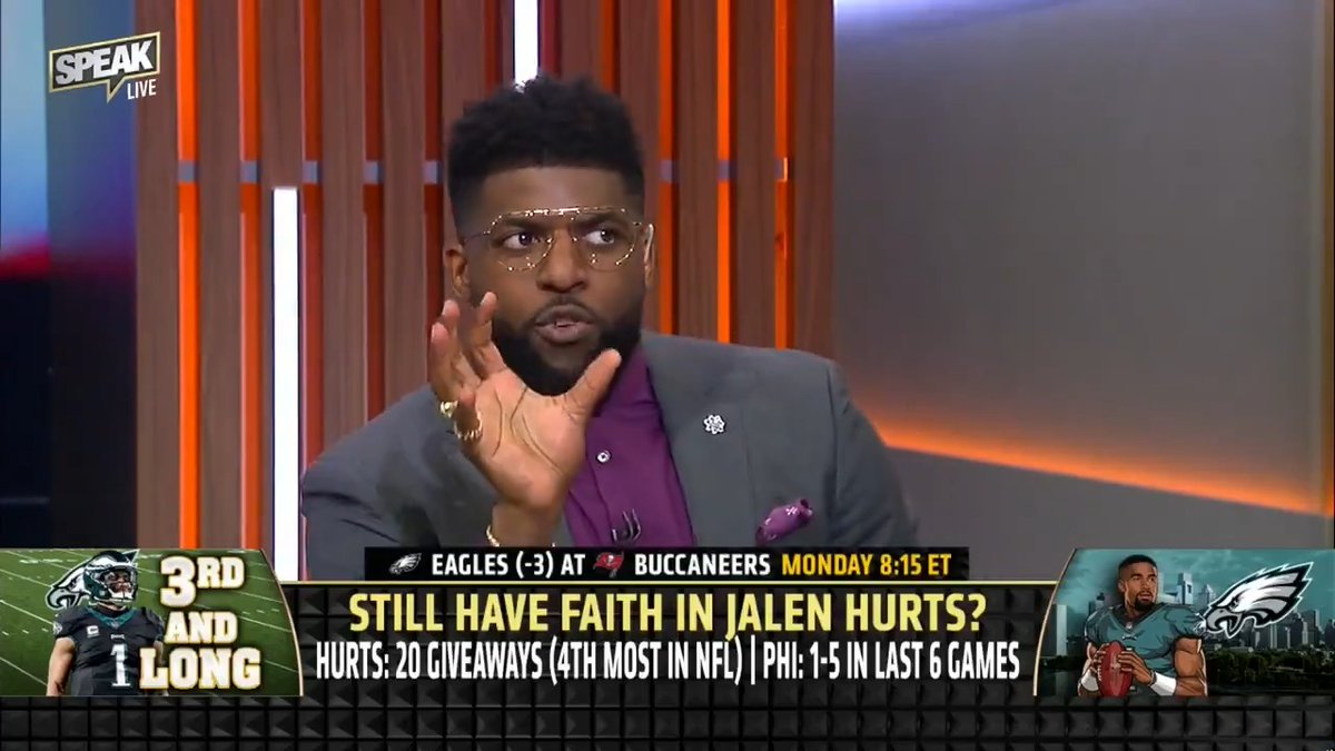 “Remember all the slander we gave Dak Prescott last year for his 23 TD’s & 15INT’s, well Jalen hurts as a passer is the same as Dak Prescott was as a passer last year.” I gotta be honest and do my job! Volume up 🗣️