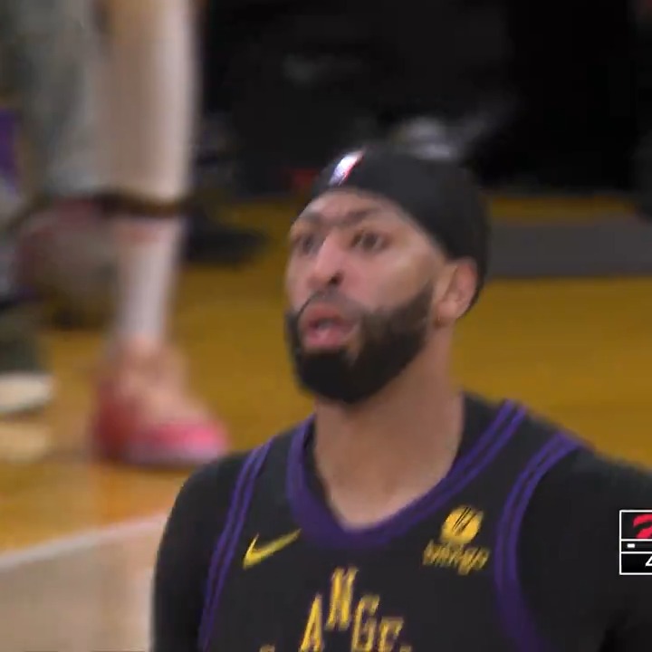 Anthony Davis with a season-high 41 PTS including 20 in the 4th quarter 😤 Lakers get the W.