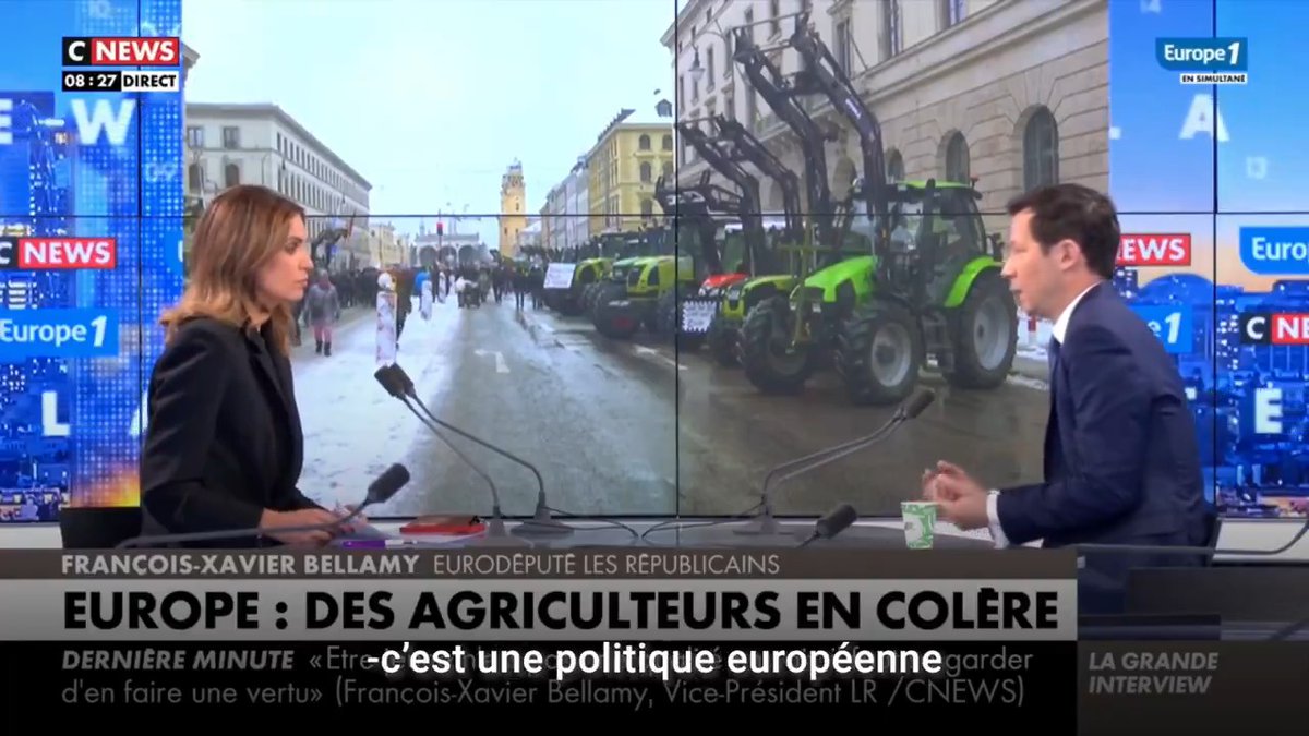Les agriculteurs manifestent partout pour dire que leur travail devient simplement impossible. Nous leur devons pourtant ce qui nous fait vivre. Je serai toujours à leurs côtés, parce que perdre la capacité de produire notre alimentation, c’est perdre la maîtrise de notre destin.